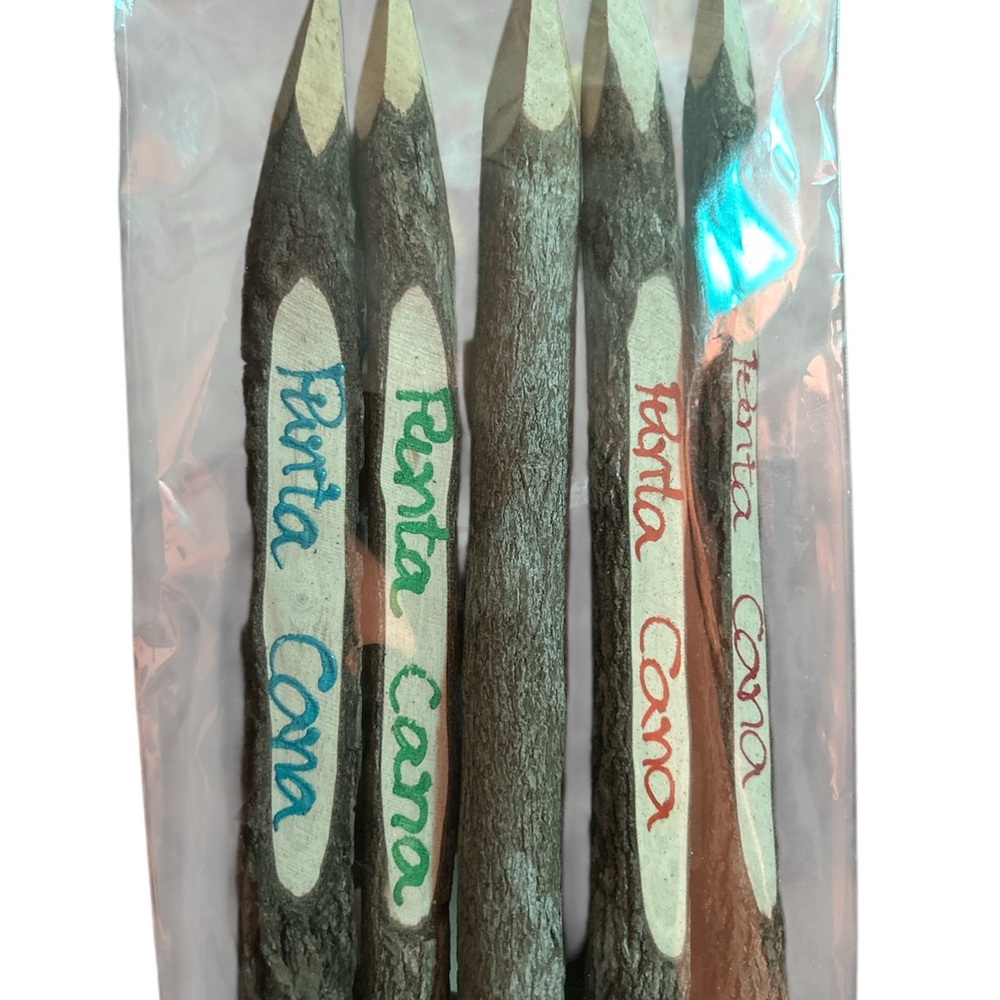 Rustic Wooden Colored Pencils Set